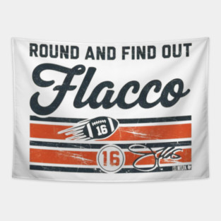 Joe Flacco Round & Find Out Tapestry