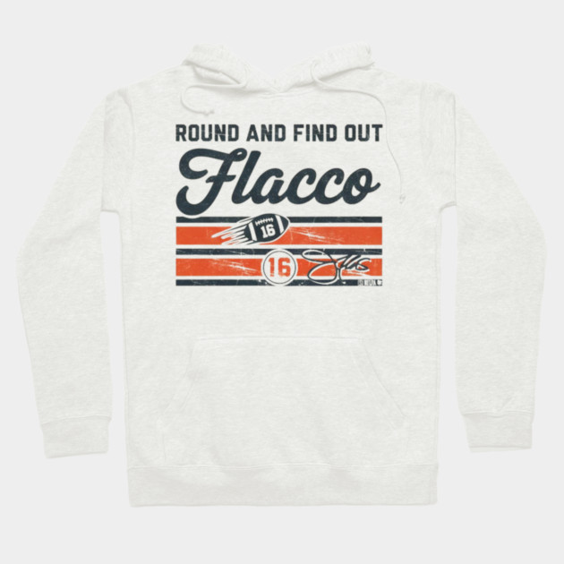 Joe Flacco Round & Find Out Hoodie by dtr_art