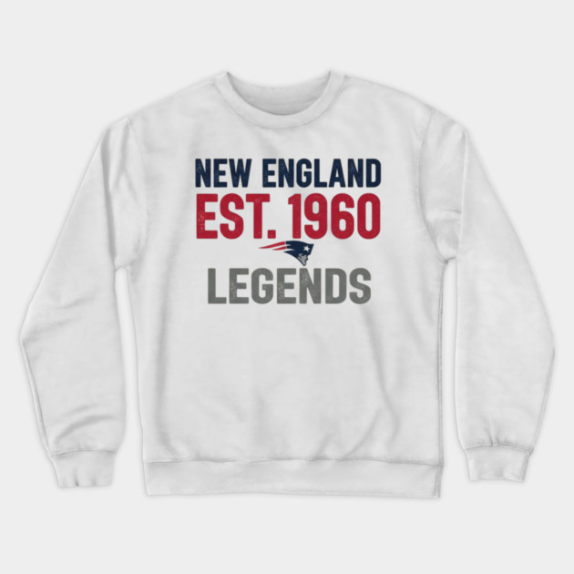 New-England-Patriots Crewneck Sweatshirt by dtr_art