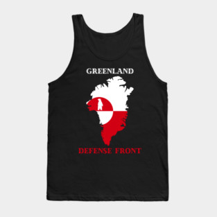Greenland Defense Front Tank Top