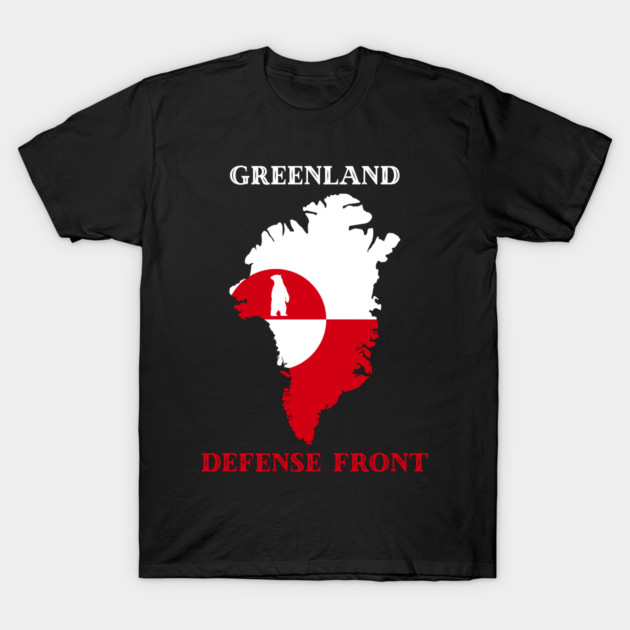 Greenland Defense Front T-Shirt by Creatifly Graphic Tees