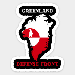 Greenland Defense Front Magnet