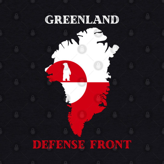 Greenland Defense Front by Creatifly Graphic Tees
