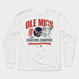 Ole Miss Wins the Sugar Bowl — 2026 Champions Long Sleeve T-Shirt