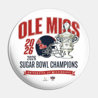 Ole Miss Wins the Sugar Bowl — 2026 Champions Pin