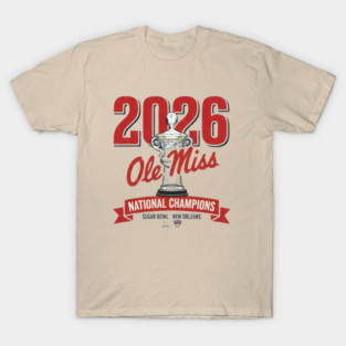 Ole Miss Wins the Sugar Bowl — 2026 Champions T-Shirt