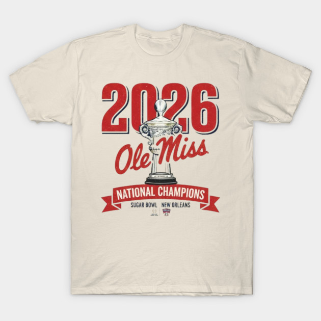 Ole Miss Wins the Sugar Bowl — 2026 Champions T-Shirt by dtr_art