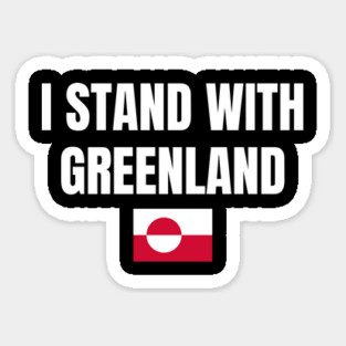 I Stand With Greenland Sticker