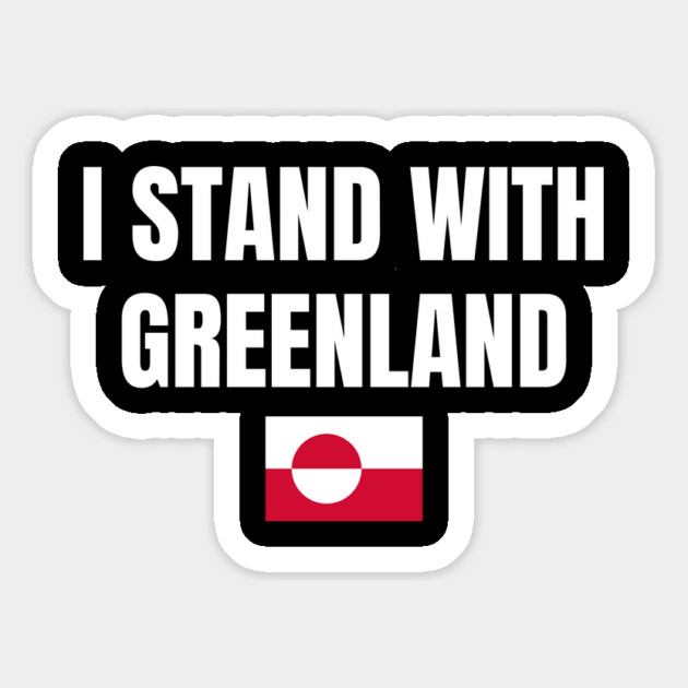 I Stand With Greenland Magnet by Creatifly Graphic Tees