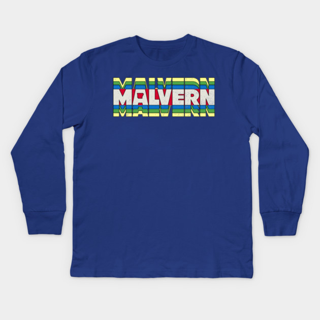 Malvern Classic Stack Kids Long Sleeve T-Shirt by rt-shirts
