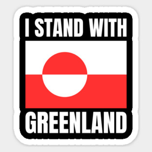 I Stand With Greenland Sticker