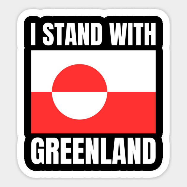 I Stand With Greenland Magnet by Creatifly Graphic Tees