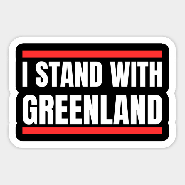 I Stand With Greenland Magnet by Creatifly Graphic Tees