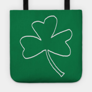 Minimal Shamrock For St Patricks Day Tote