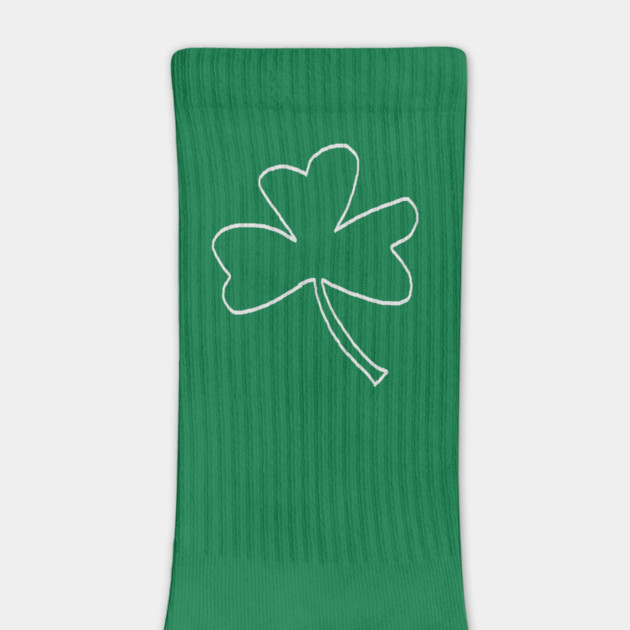 Minimal Shamrock For St Patricks Day by Creatifly Graphic Tees