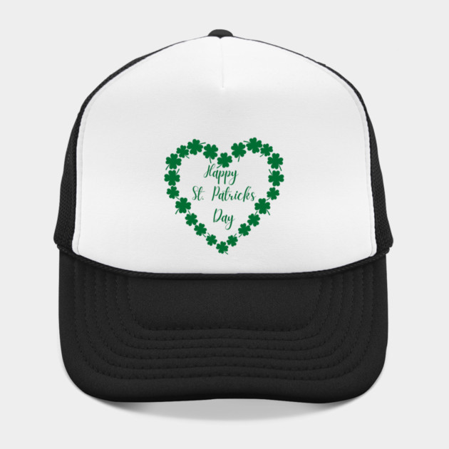 Happy St. Patrick’s Day Shamrock Heart by Creatifly Graphic Tees