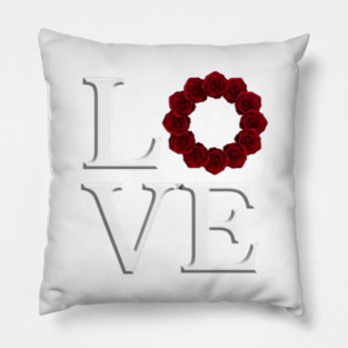 Celebrate Love with Roses Special Edition LOVE Pillow