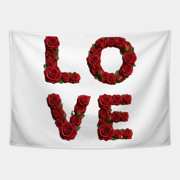 Celebrate Love with Rose O Special Edition Tapestry by Art2Wear