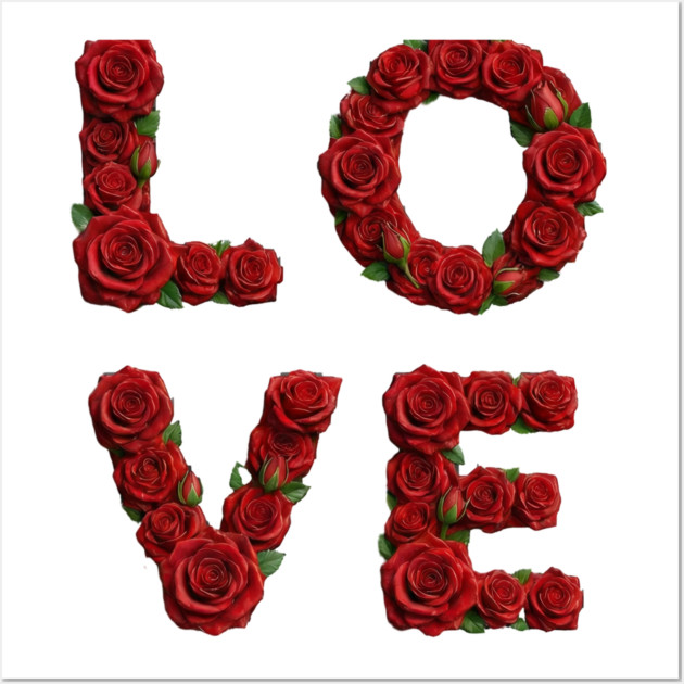 Celebrate Love with Rose O Special Edition Wall Art by Art2Wear