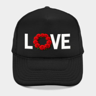Roses of Love Celebrate Romance and Affection Hat