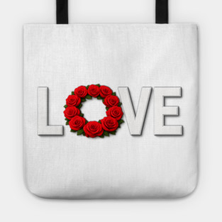 Roses of Love Celebrate Romance and Affection Tote