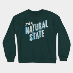 The Natural State Retro Layout Crewneck Sweatshirt