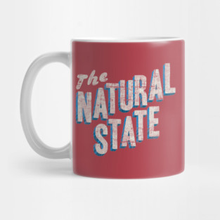 The Natural State Retro Layout Mug