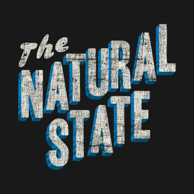 The Natural State Retro Layout by rt-shirts
