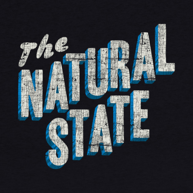 The Natural State Retro Layout by rt-shirts