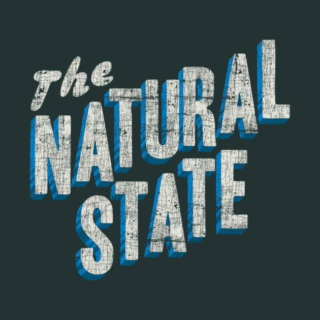 The Natural State Retro Layout by rt-shirts