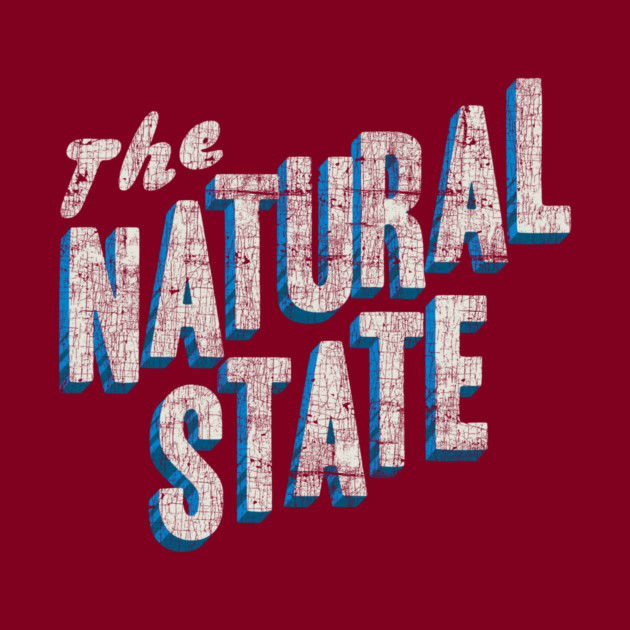 The Natural State Retro Layout by rt-shirts