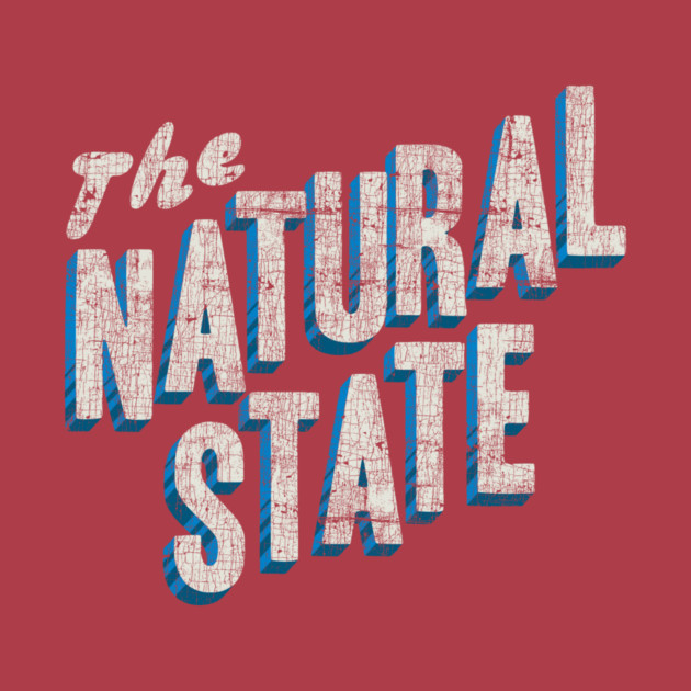 The Natural State Retro Layout by rt-shirts