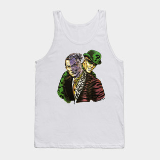 Harvey Dent Two-Face & Riddler - Classic Villains Tank Top
