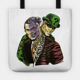 Harvey Dent Two-Face & Riddler - Classic Villains Tote