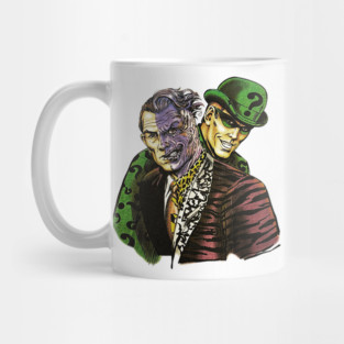 Harvey Dent Two-Face & Riddler - Classic Villains Mug