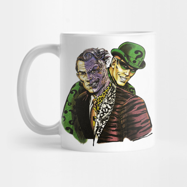 Harvey Dent Two-Face & Riddler - Classic Villains by nicklower