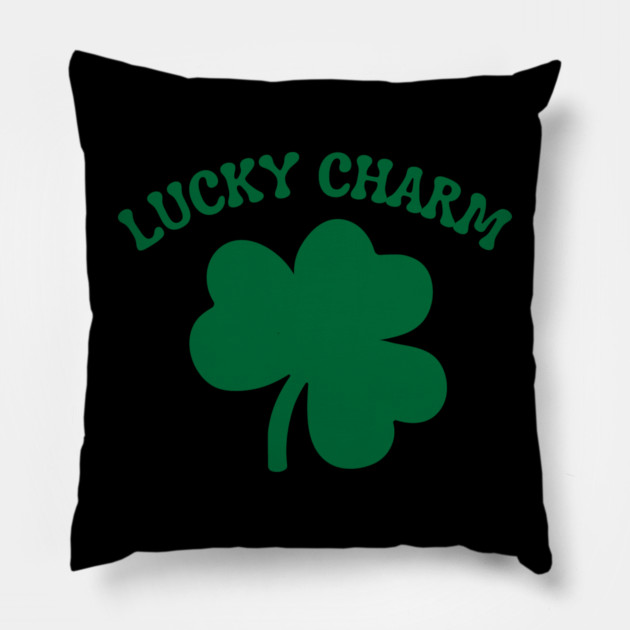 Lucky Charm Pillow by Creatifly Graphic Tees