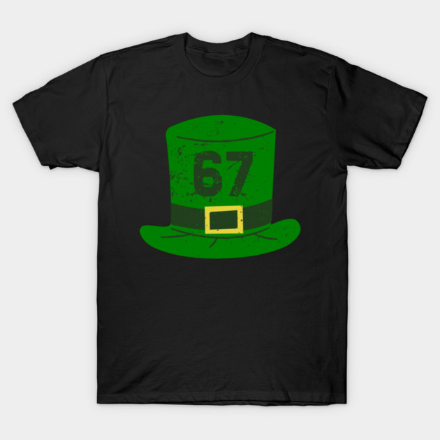 Green Leprechaun Hat 67 T-Shirt by Creatifly Graphic Tees