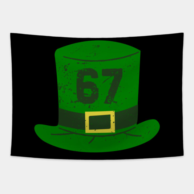 Green Leprechaun Hat 67 Tapestry by Creatifly Graphic Tees