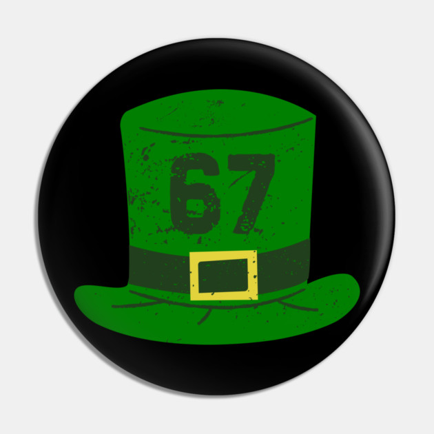 Green Leprechaun Hat 67 Pin by Creatifly Graphic Tees