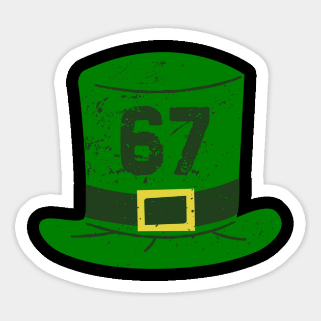 Green Leprechaun Hat 67 Magnet by Creatifly Graphic Tees