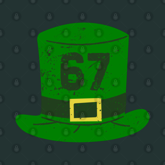 Green Leprechaun Hat 67 by Creatifly Graphic Tees