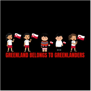 Greenland Belongs to Greenlanders Posters and Art