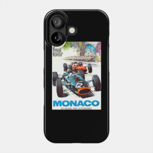 1967 Monacos Grand Prix Racing Phone Case