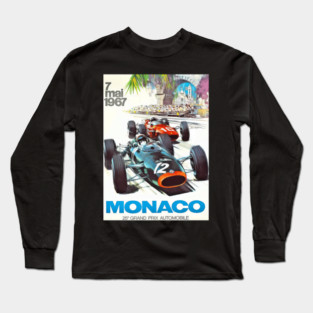 1967 Monacos Grand Prix Racing Long Sleeve T-Shirt