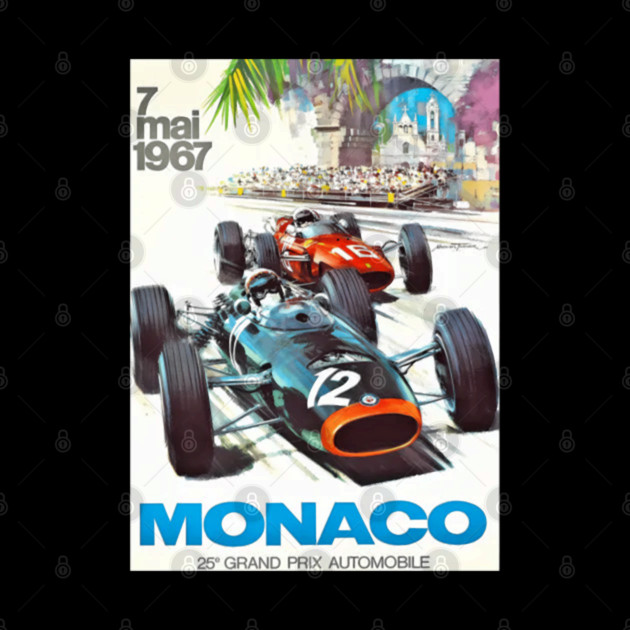 1967 Monacos Grand Prix Racing by Ink Lines
