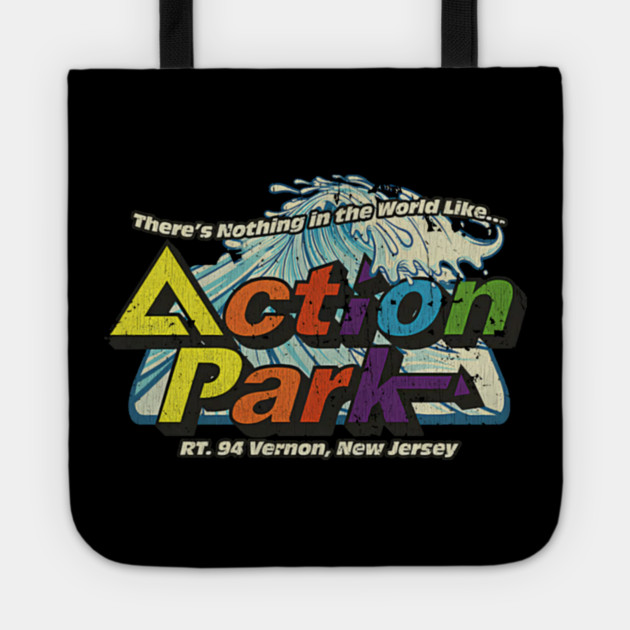 Action Park New Jersey 1978 Tote by Ink Lines