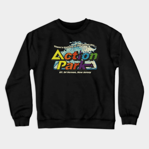 Action Park New Jersey 1978 Crewneck Sweatshirt by Ink Lines