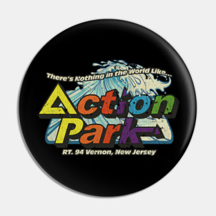 Action Park New Jersey 1978 Pin