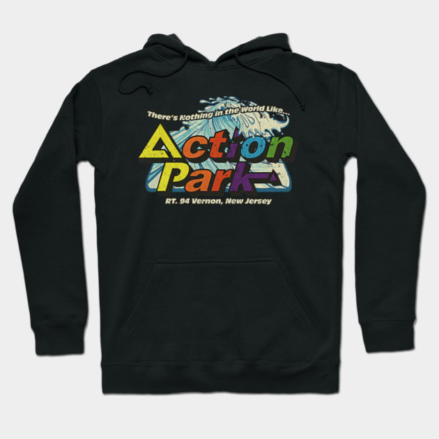 Action Park New Jersey 1978 Hoodie by Ink Lines